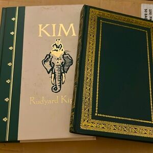 Rudyard Kipling Kim and Captains Courageous Hardcover Coffee Table Books